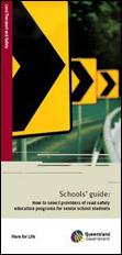 An image of the front cover of the Schools' guide brochure.